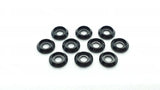 Pack of 10 aluminium M3 round goblet gasket washers, designed to provide both functional and aesthetic enhancements to RC cars