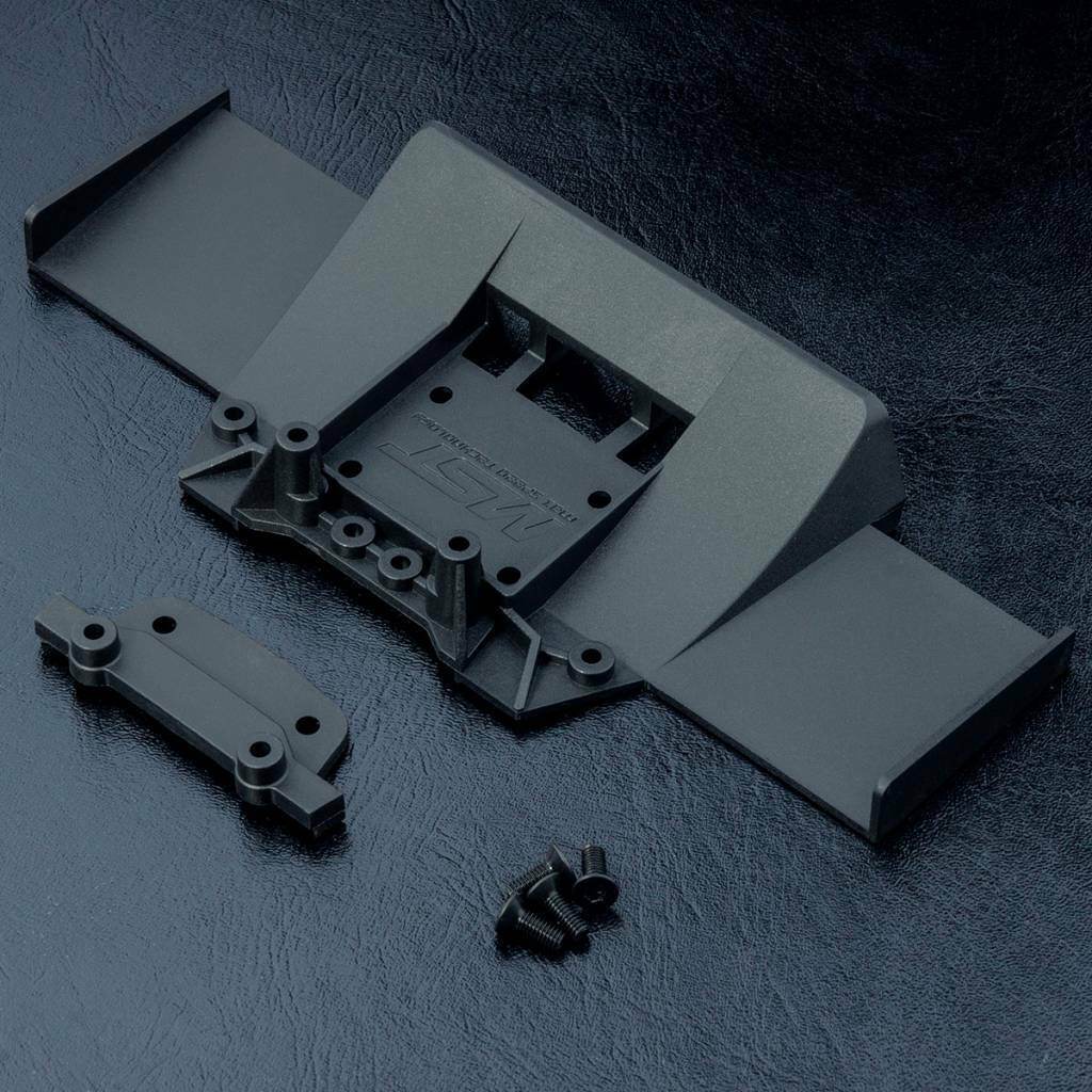 Close-up of MST Rear Balancing Diffuser, #820090 for 1/10 scale RC drift cars