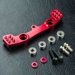 Close-up of MST RMX 2.5 Aluminium Steering Joint Plate #210590 for enhanced RC steering control