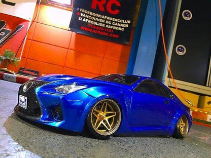 Lexus RC F RC drift car shell unpainted 1/10 scale Tetsujin