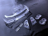 1/10 RC Nissan R35 GT-R Liberty Walk V1 Bodyshell, Clear-Unpainted - Tetsujin