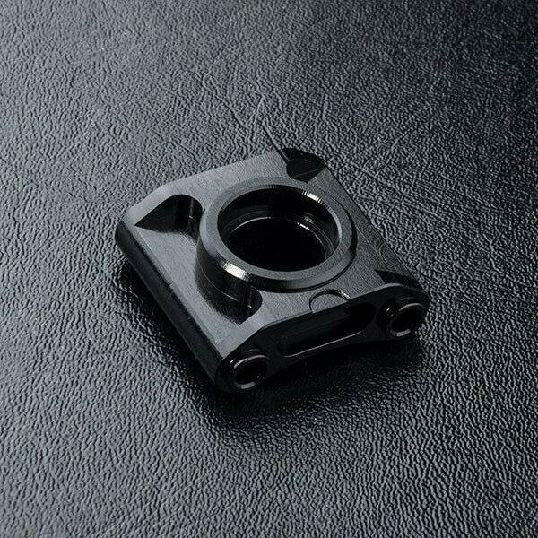 Close-up of MST RMX 2.0 Aluminium Bevel Gear Mount Bracket #210600 for RC drift performance
