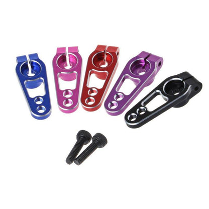 Close-up view of the 25T Aluminium Steering Servo Horn/Arm, emphasizing its robust and precision-enhancing design