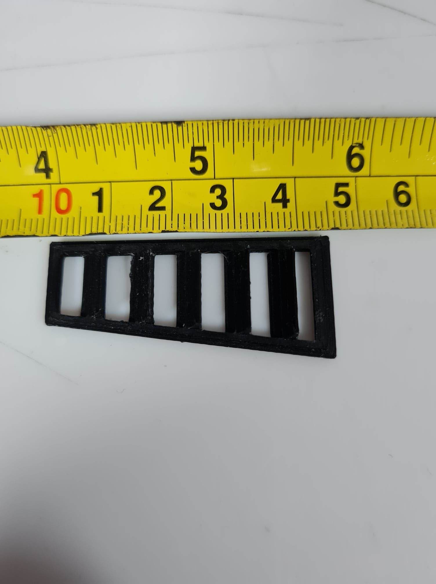 1:10 DMRC Bonnet Boot Vents, 3D Printed - Aggressive Type A